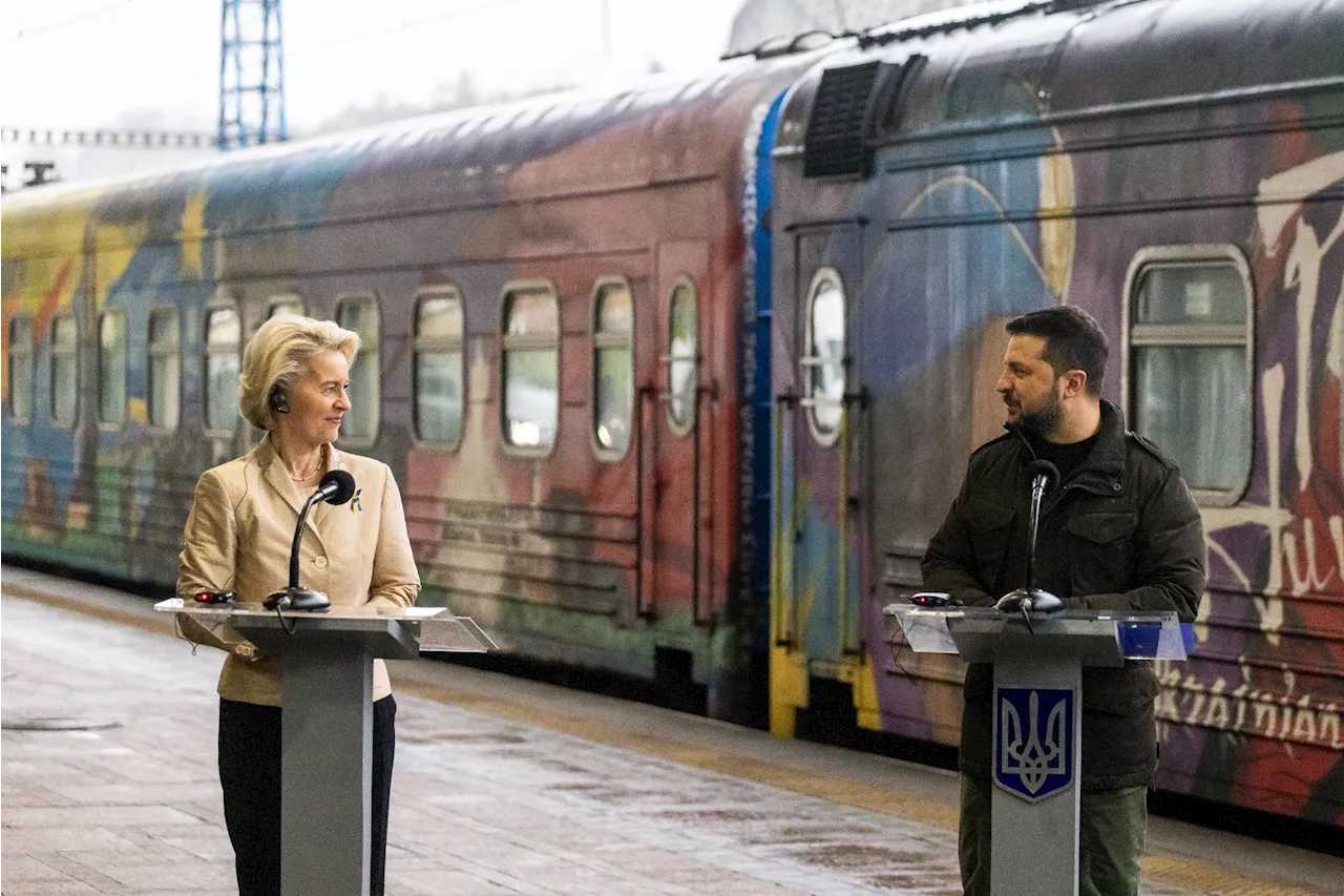 Beitrittsverhandlung: Ukraine laut von der Leyen auf dem Weg