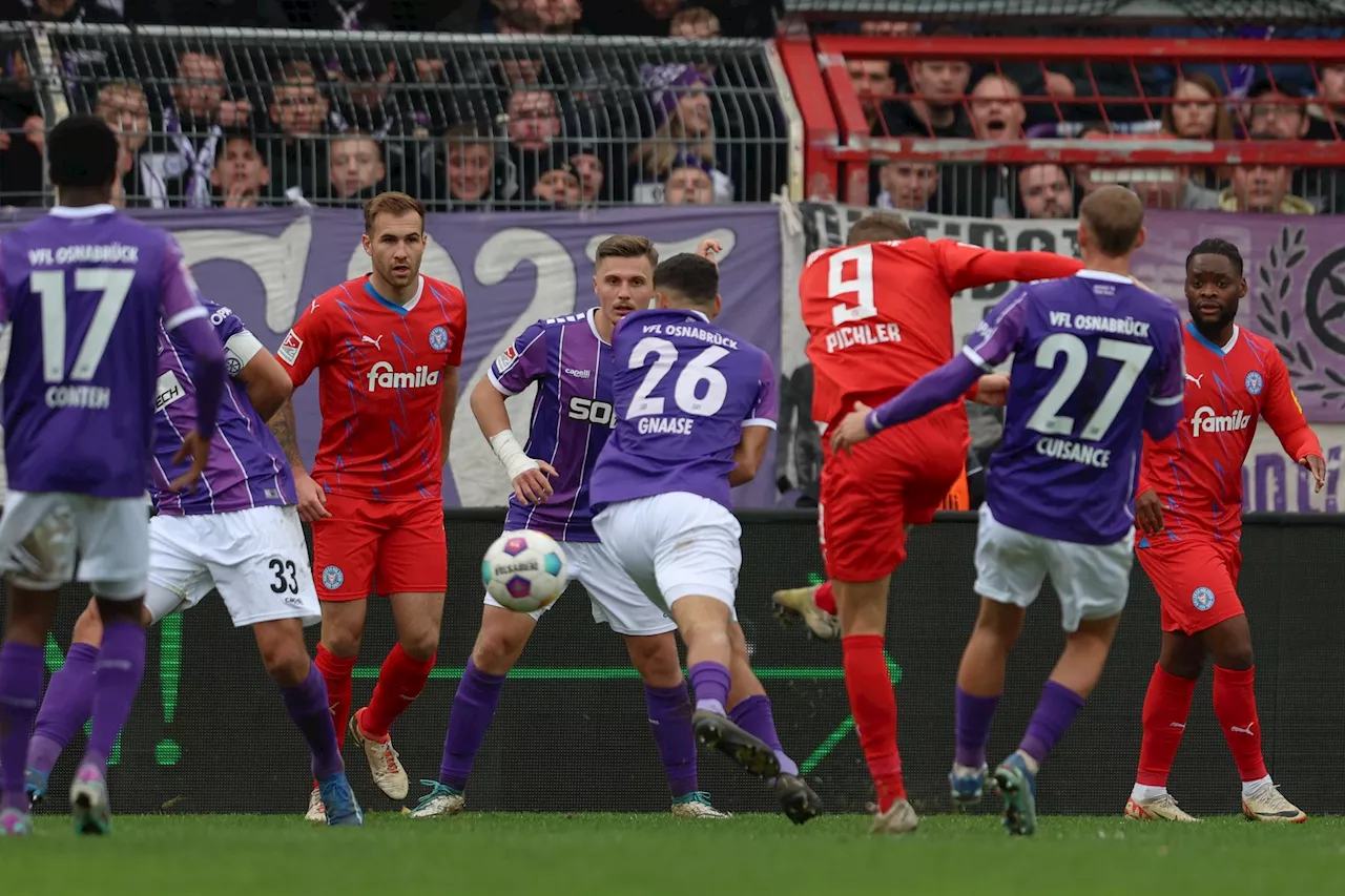 Kiel rettet in Osnabrück Punkt in der Nachspielzeit