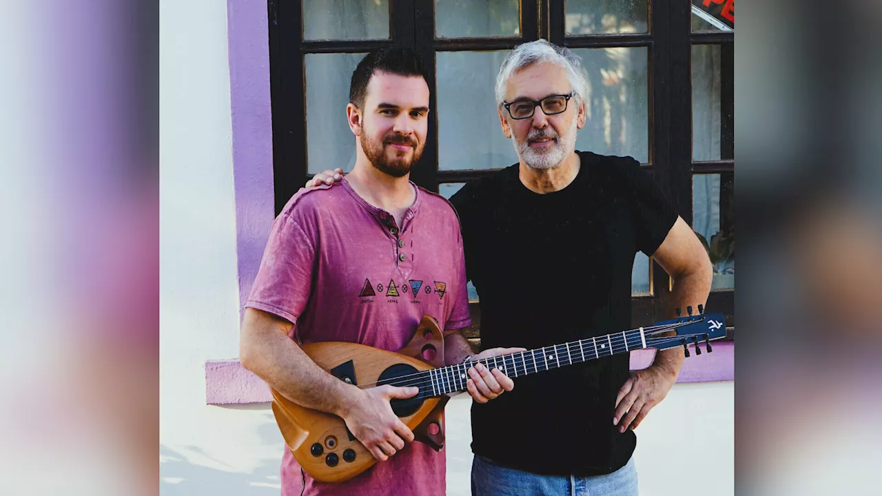 Ben Sullivan zu Besuch bei Gitarrenbauer Michael Spalt an der Algarve