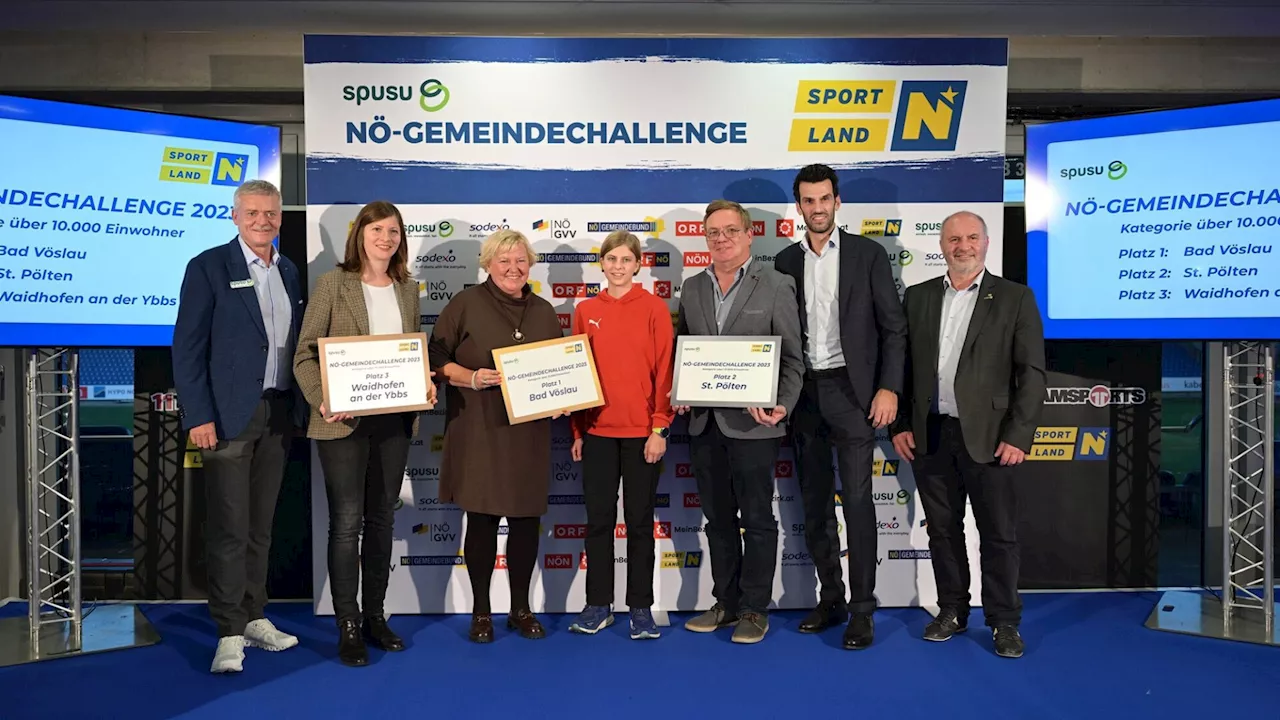 NÖ Gemeindechallenge: Waidhofen/Ybbs auf Platz 3