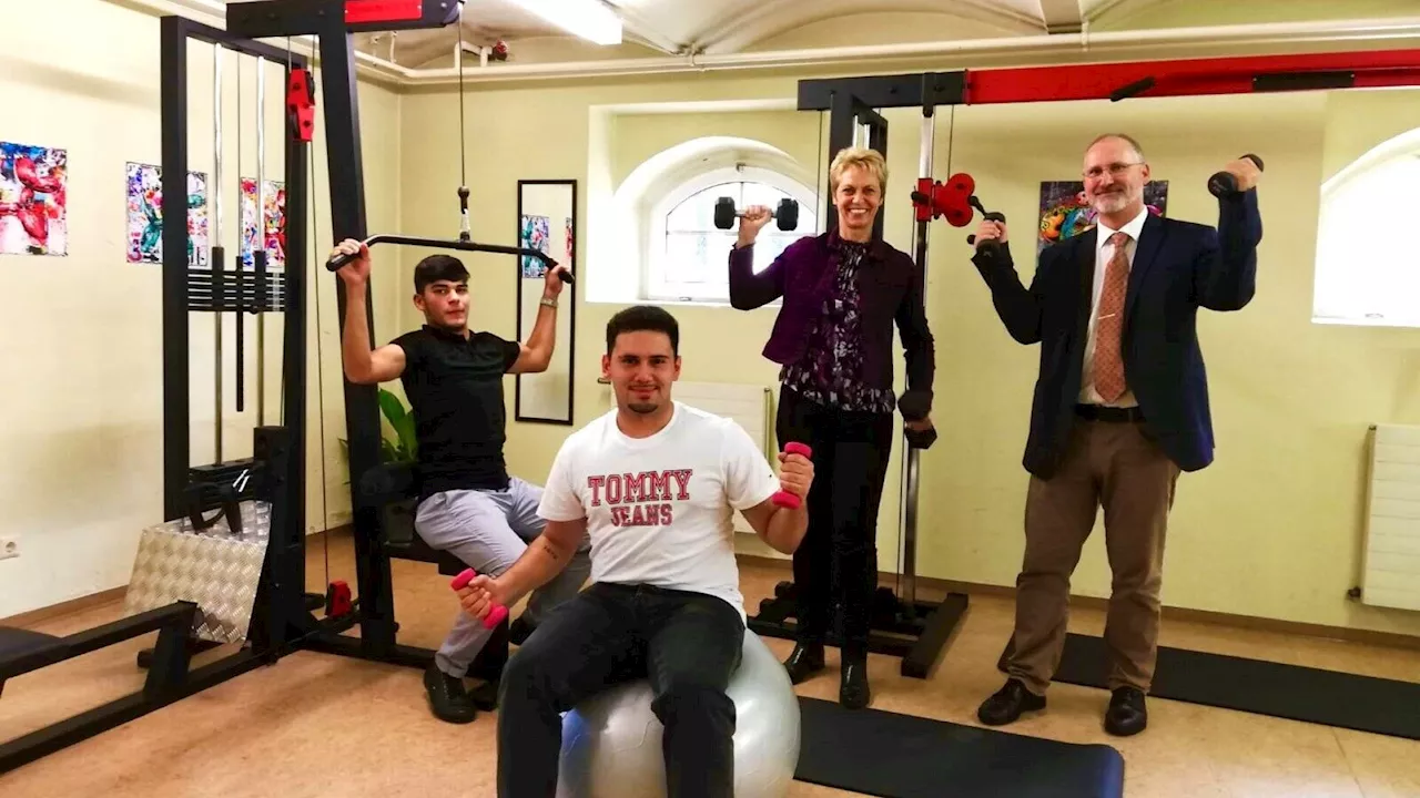 Schülerwohnhaus „Unter den Linden“ hat einen neuen Fitnessraum