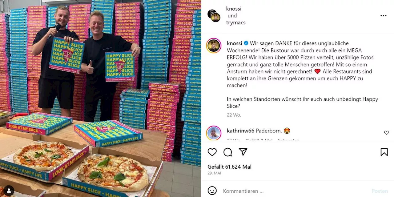 Hype um Streamer-Pizza erreicht Nürnberg: Rasant wachsende Kette expandiert nach Franken