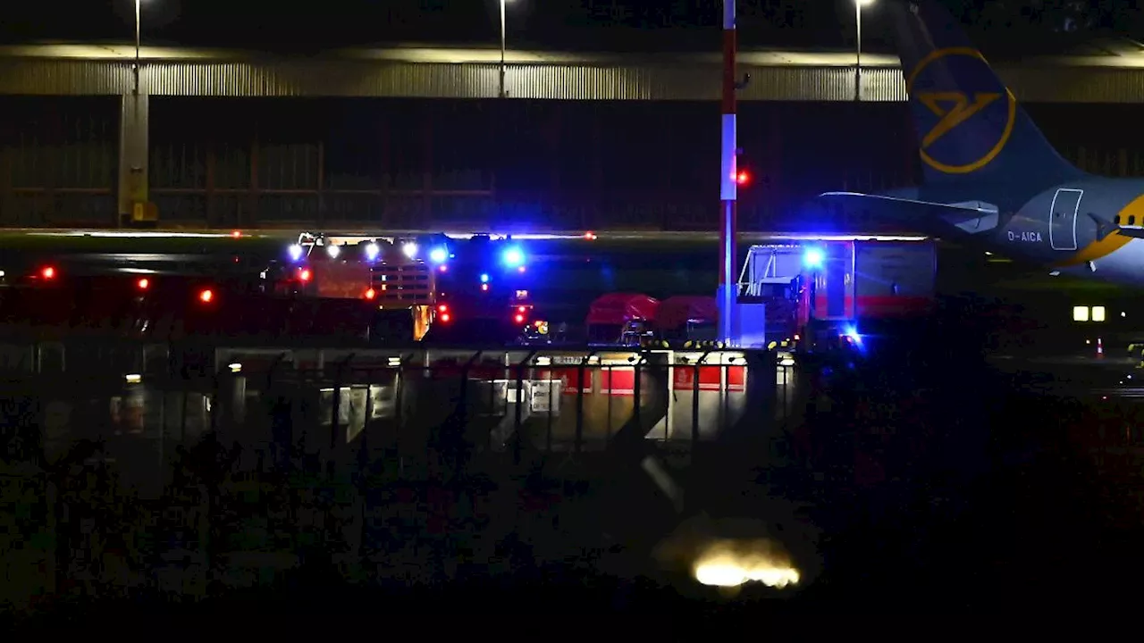 Kinder als Geiseln genommen?: Hamburger Flughafen gesperrt - Bewaffneter durchbricht Tor