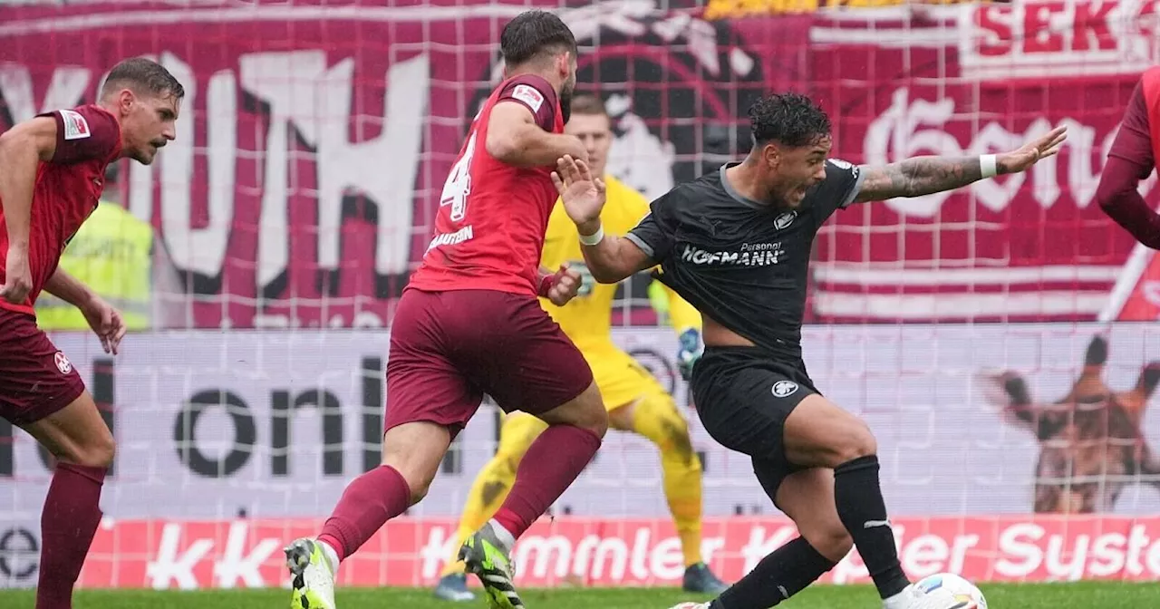 0:2 gegen Fürth: Zweite Heimpleite für Kaiserslautern