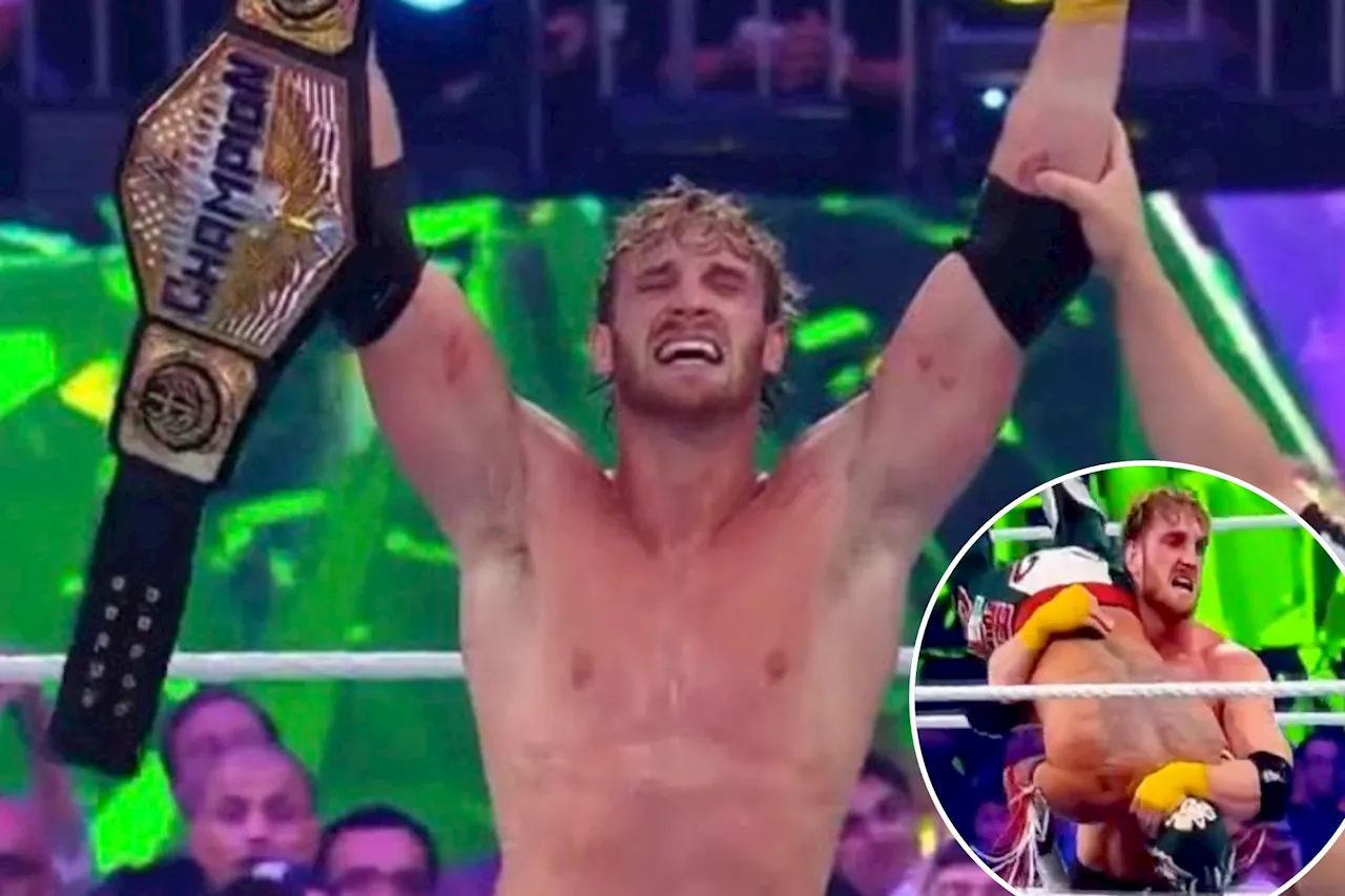 Logan Paul beats Rey Mysterio to become United States champion at WWE Crown Jewel