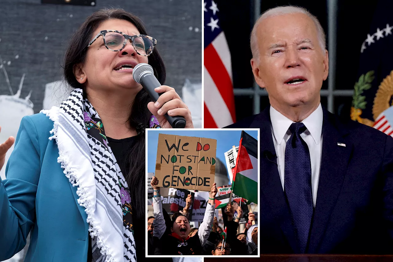 Rashida Tlaib slammed for defending call for genocide against the Jewish people