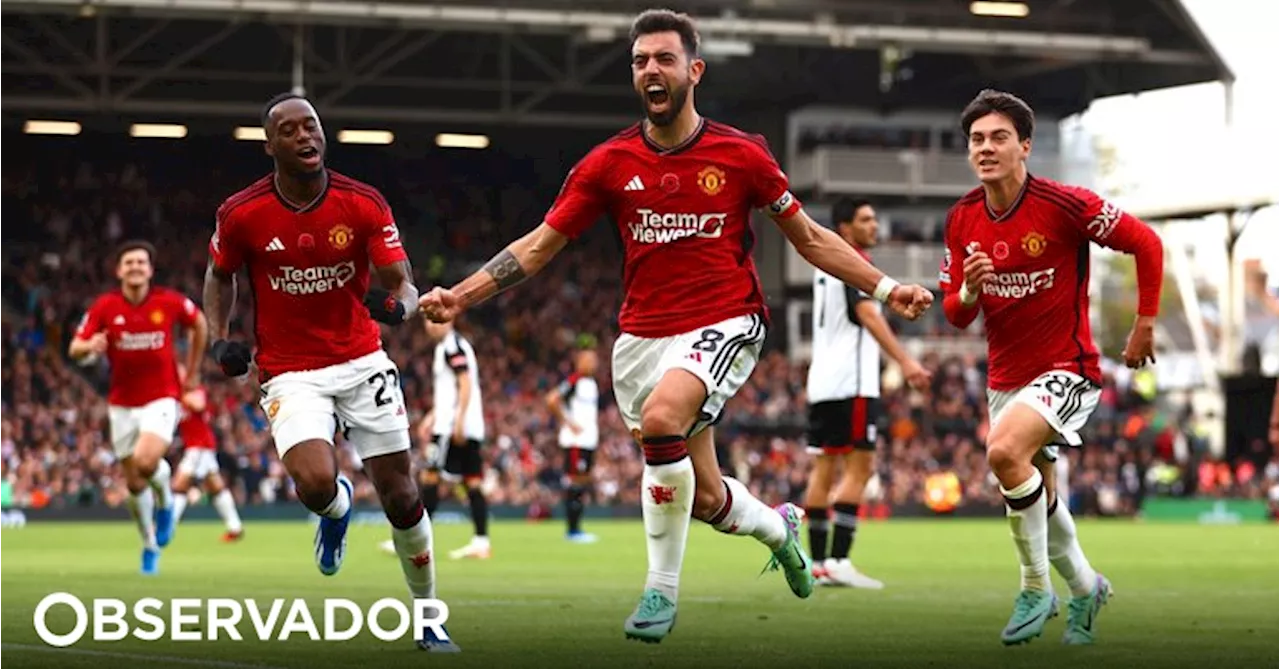 Digam o que disserem, ele é único: Bruno Fernandes marca aos 90' e dá vitória ao United no 200.º jogo pelo clube