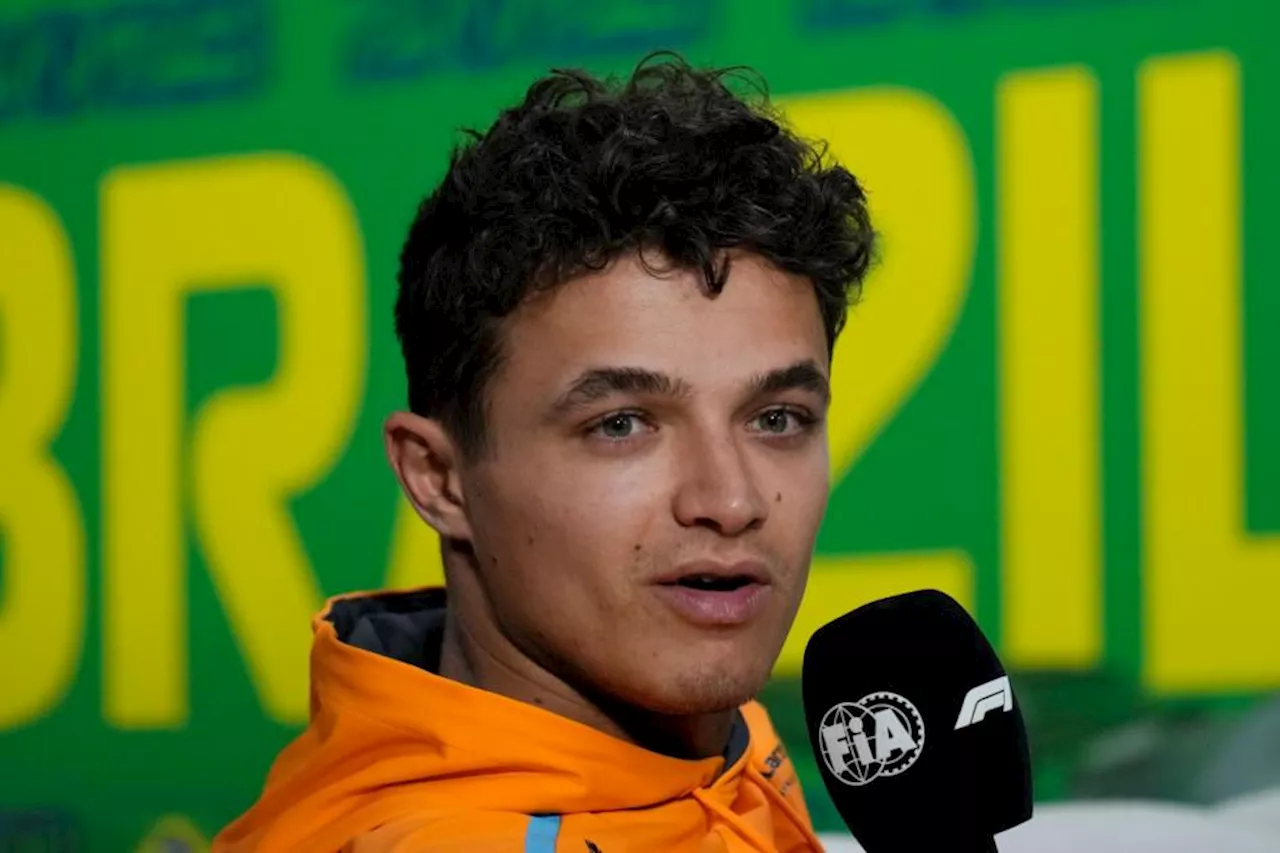 Lando Norris claims pole position for sprint race in Brazil