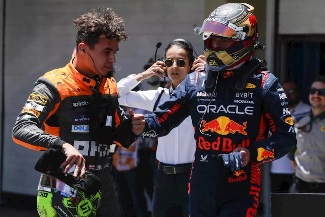 Max Verstappen thwarts Lando Norris’ bid for first F1 win with sprint victory