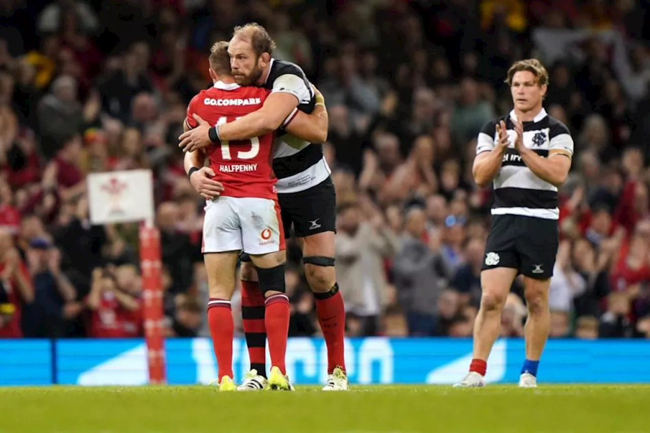 Much-capped Wales trio given rousing send-off in victory over Barbarians