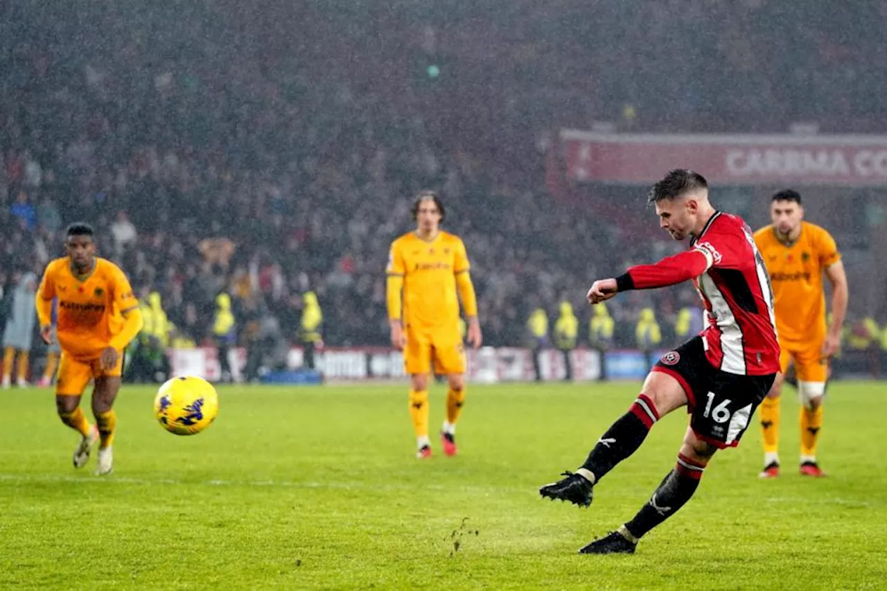 Sheffield United break Premier League duck after dramatic win over Wolves