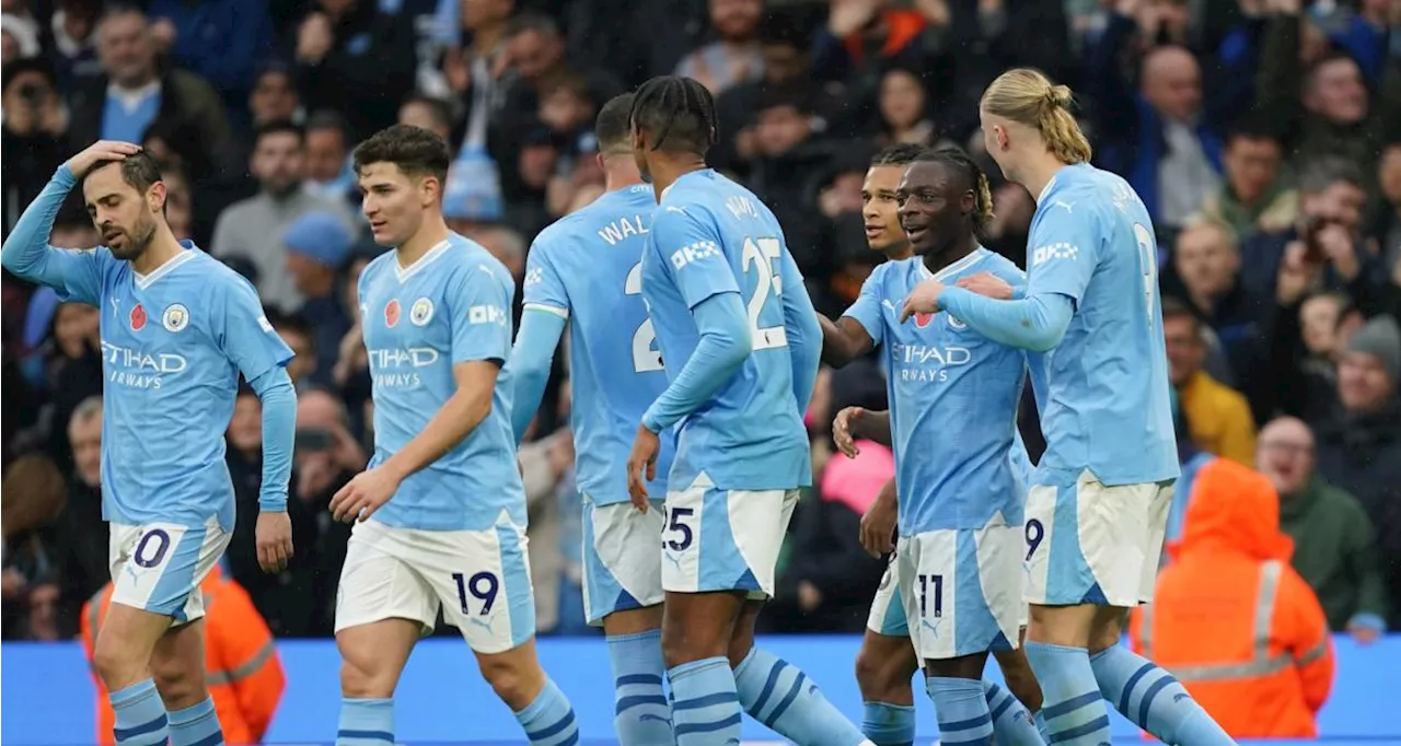 Malgré la sortie d'Haaland à la mi-temps, Manchester City déroule contre Bournemouth et prend provi...