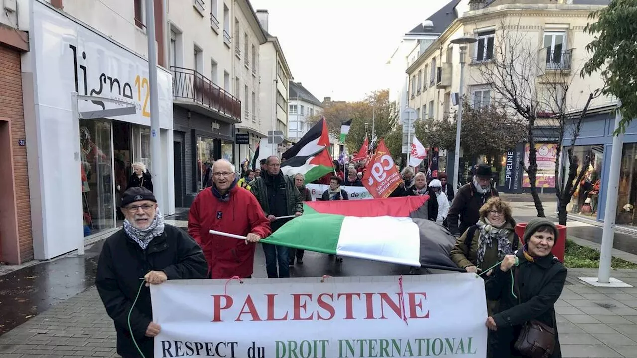 À Saint-Nazaire, près de 200 personnes marchent « pour Gaza »