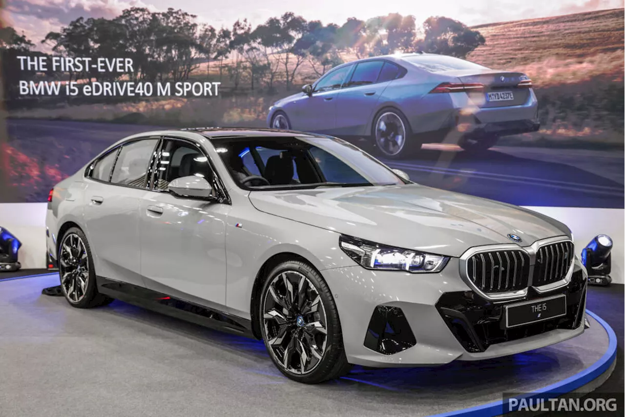 2024 BMW i5 launched in Malaysia – G60 5 Series EV is at PACE Nov 4-5; eDrive40, 340 hp, 582 km; RM420k