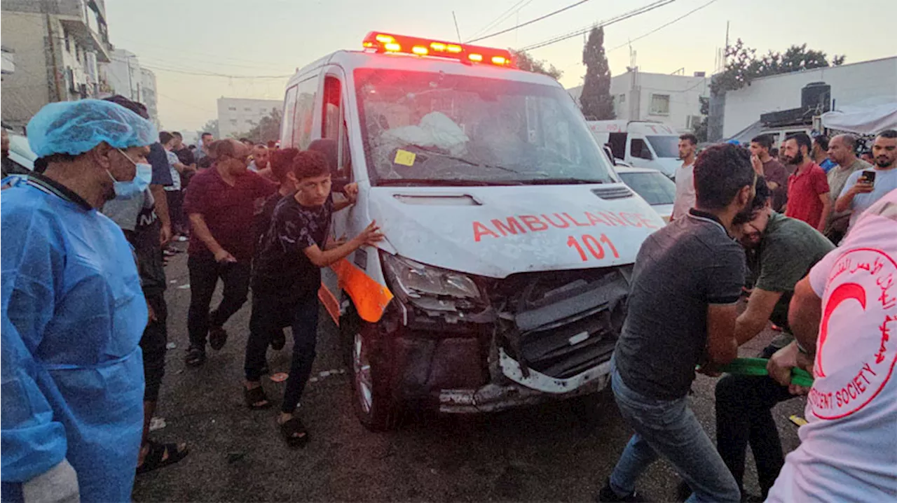 35 killed in Israel's attacks on ambulance convoy, school