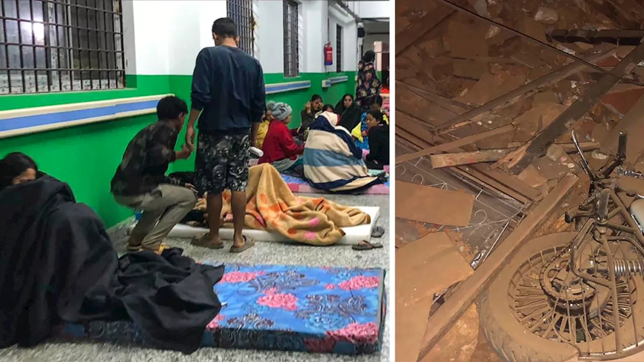 Un séisme de magnitude 5,6 ravage une partie du Népal: le bilan s'élève à au moins 132 morts