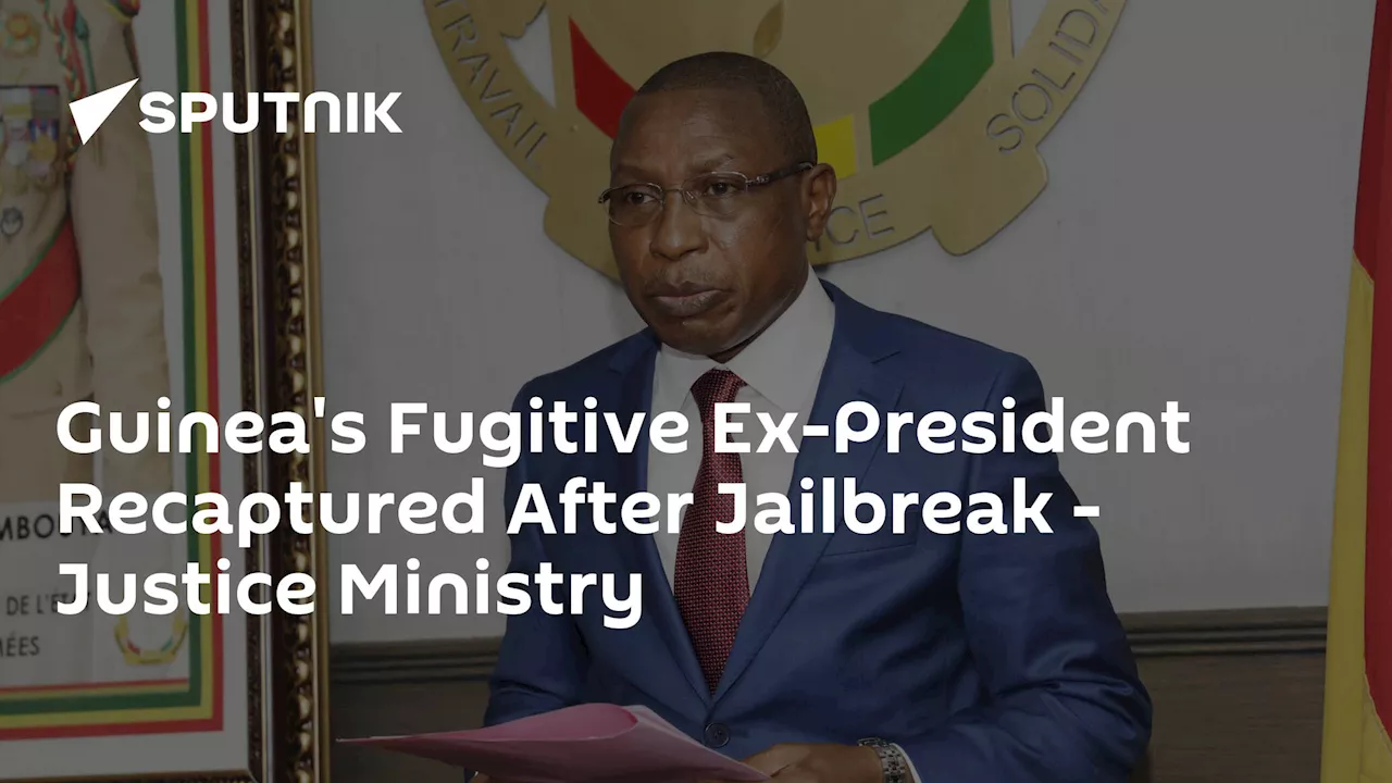 Guinea's Fugitive Ex-President Recaptured After Jailbreak