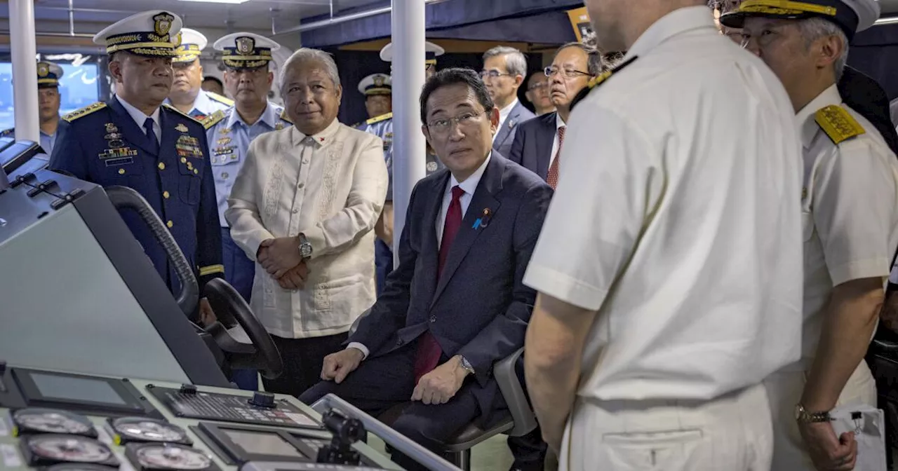 Japan's prime minister tours Philippine patrol ship and boosts alliances amid maritime tensions