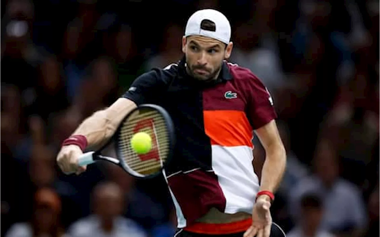 ATP Parigi Bercy, i risultati di oggi: Dimitrov in finale, battuto Tsitsipas