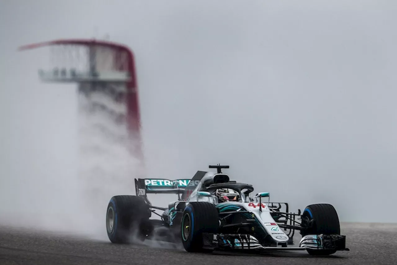 FP1 USA: Regen, rote Flagge & Bestzeit von Hamilton