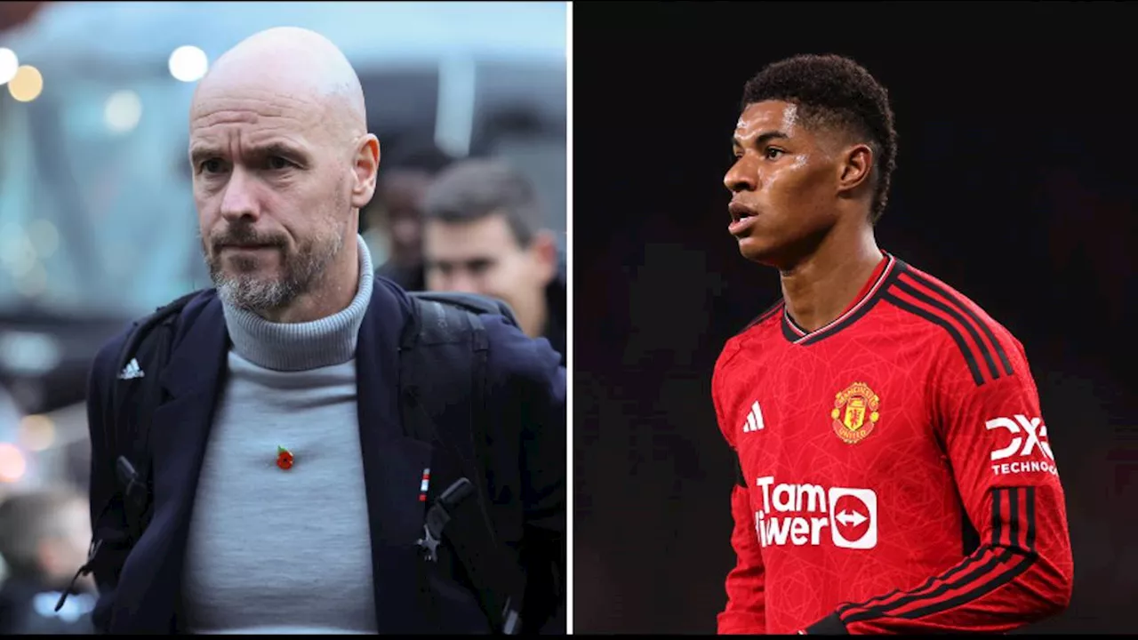 Marcus Rashford not in Man Utd squad against Fulham as pressure mounts on Erik ten Hag