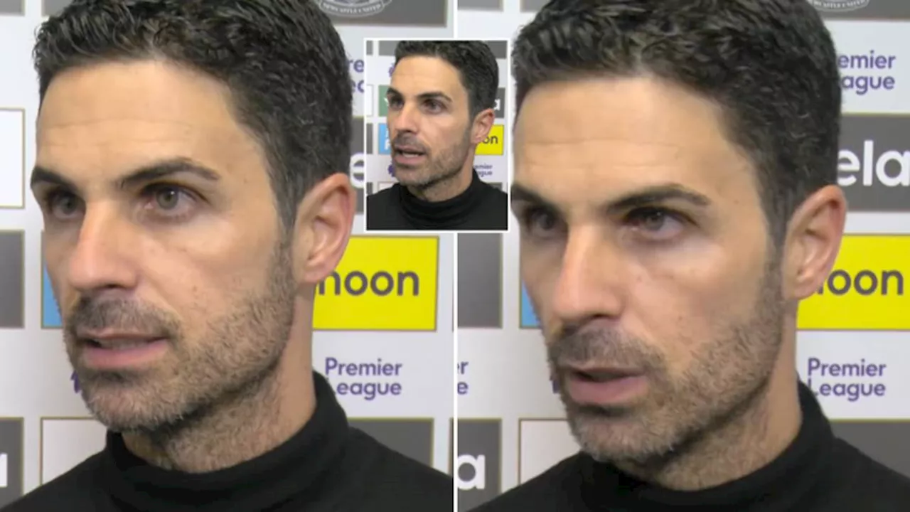 Mikel Arteta brands VAR a 'disgrace' after Arsenal's defeat to Newcastle