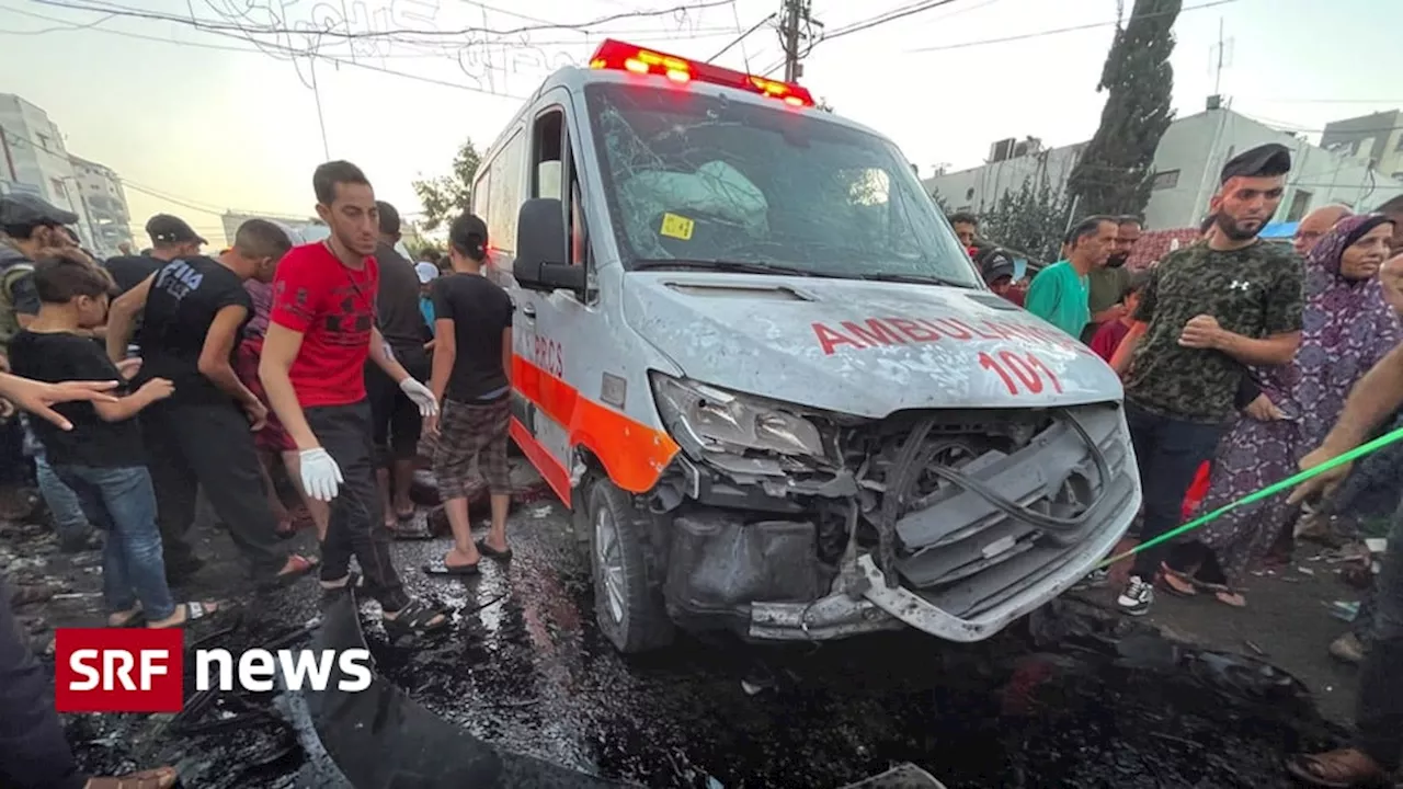 WHO-Chef zeigt sich über Ambulanz-Angriff schockiert