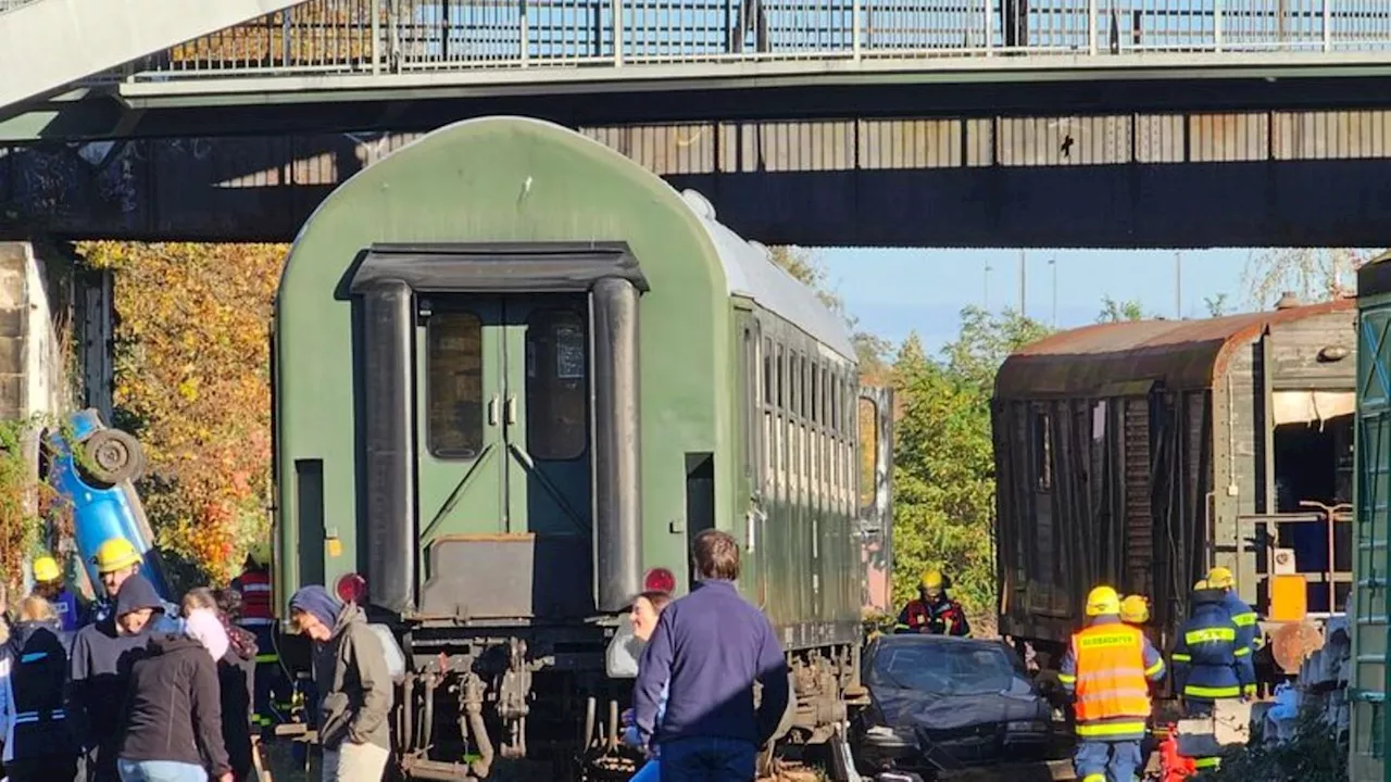 Hilfsorganisation: Großübung des THW nach simuliertem Zugunglück in Leipzig