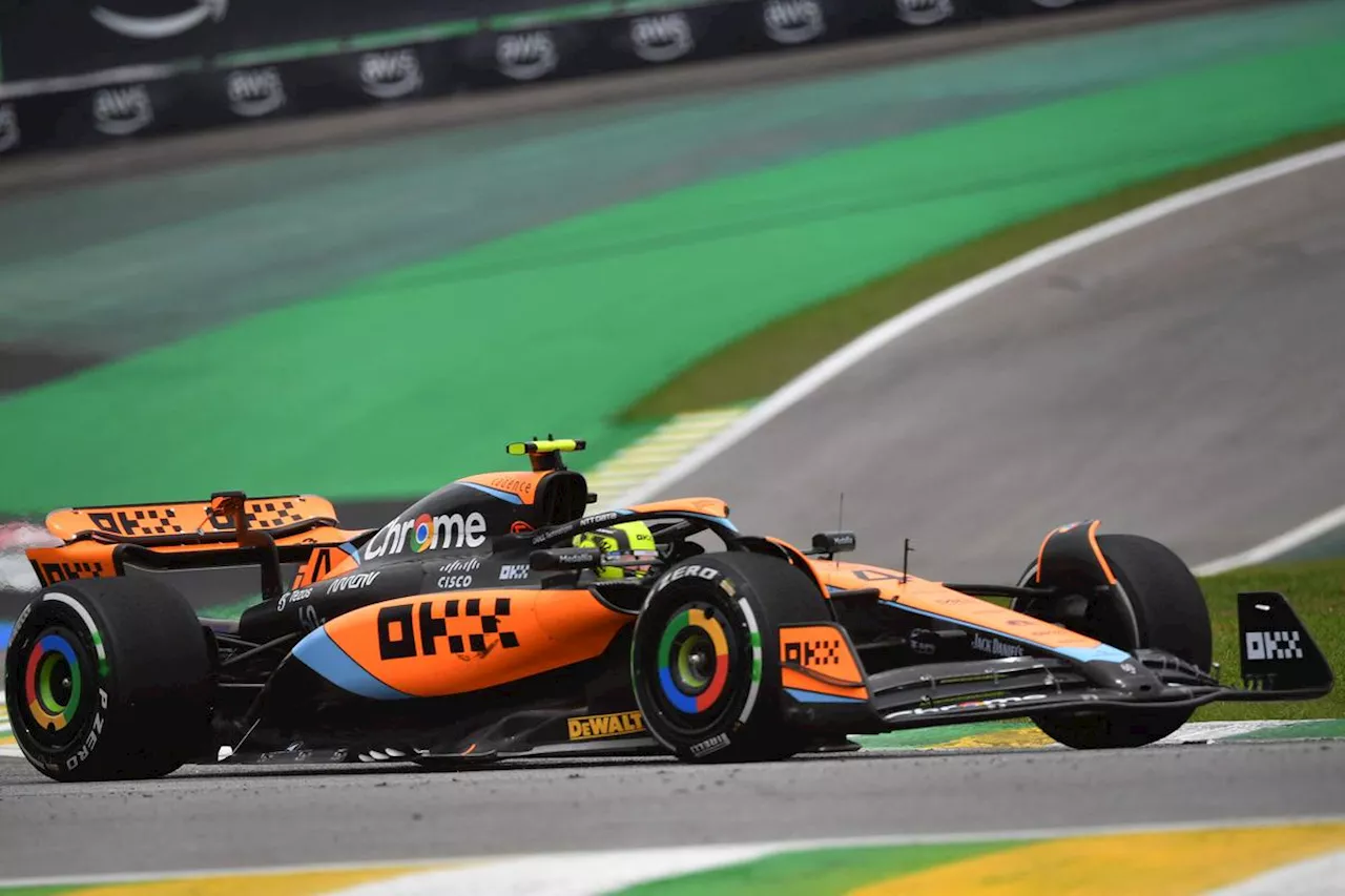 F1 : Lando Norris en pole position devant les Red bull pour la course sprint au Brésil