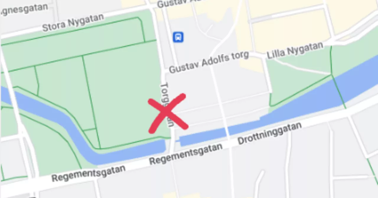 Fler trafikavstängningar vid Gustav Adolfs torg