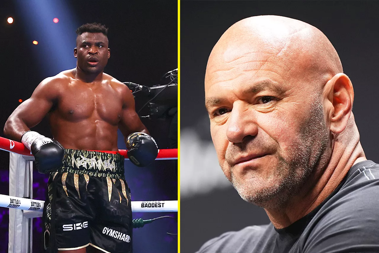 – Dana White insists he ‘didn’t see’ Tyson Fury vs Francis Ngannou, but compares fight to Floyd May...