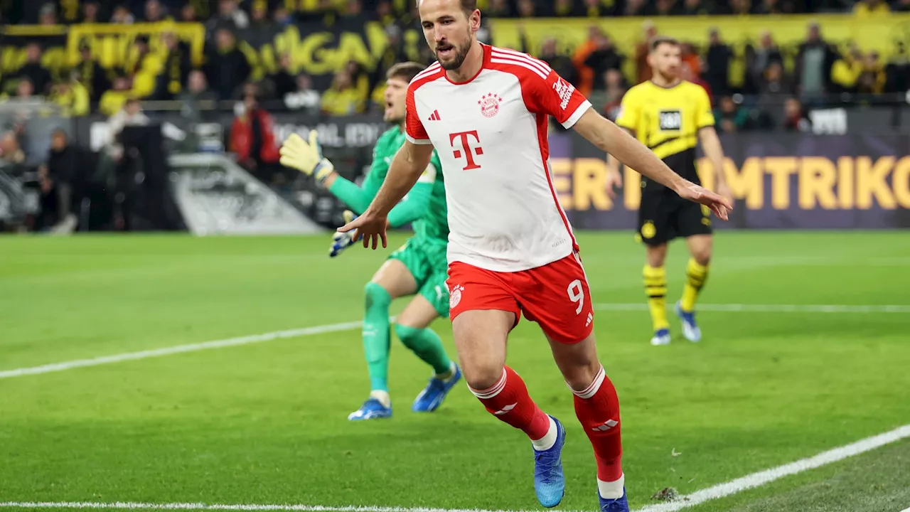 Harry Kane makes instant Der Klassiker impact as Bayern Munich threaten to run riot against Borussia...