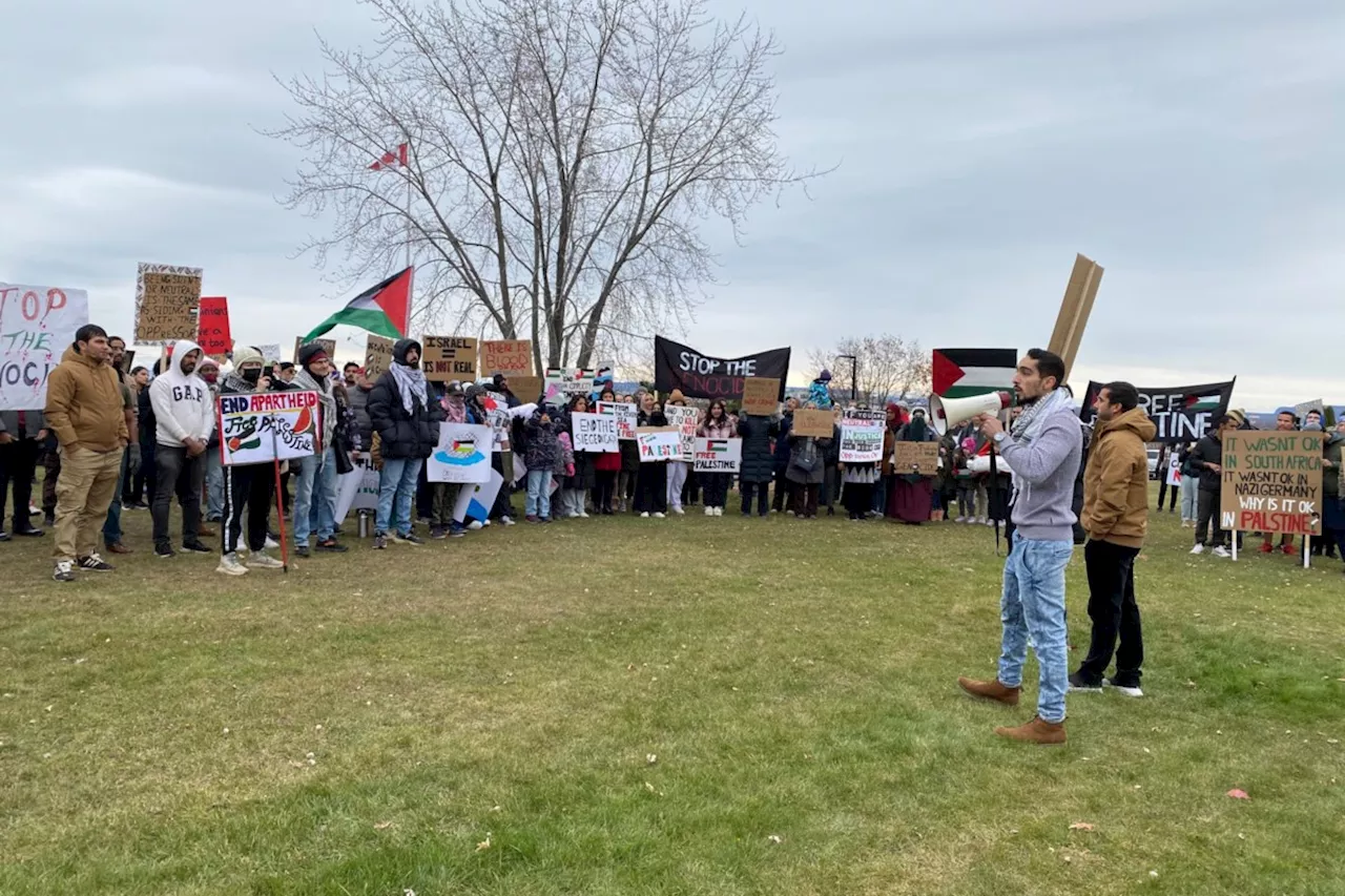 Local rally calls on Canada to demand immediate ceasefire in Gaza