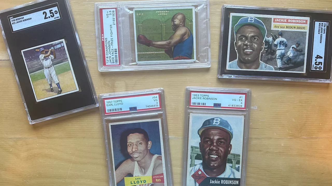 Collecting the cards of ‘The Jackie Robinson’ of the other major sports: Earl Lloyd, Kenny Washington and more