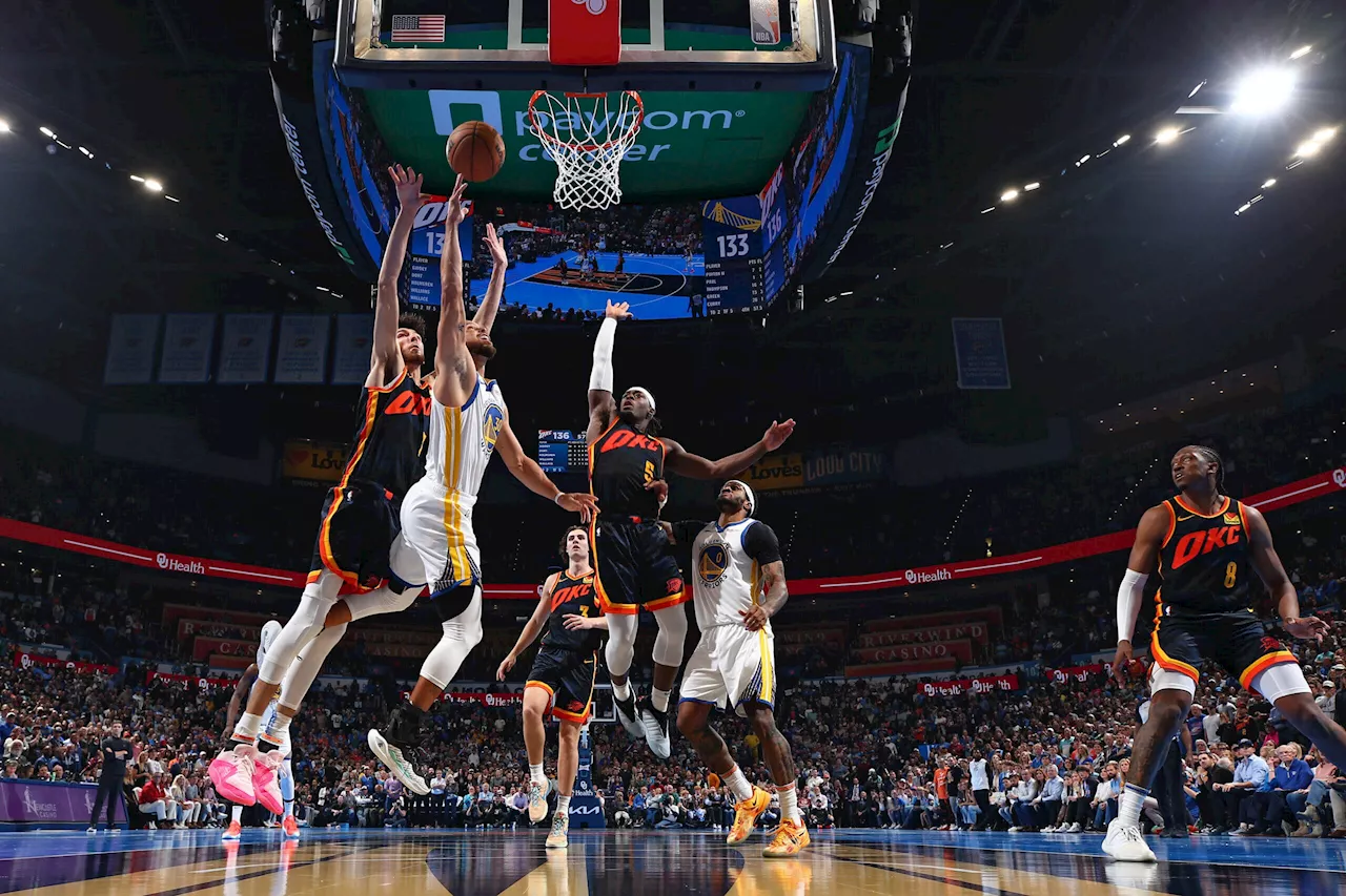 Stephen Curry’s game-winning layup lifts Warriors over Thunder on controversial play