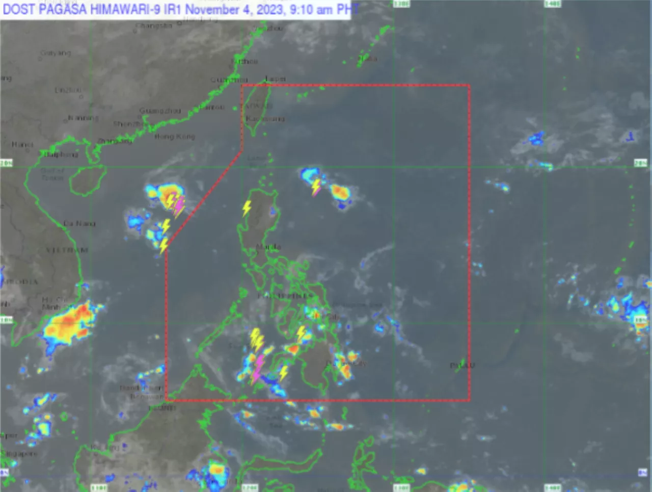 Rainy in Northern Luzon, fair weather in Metro