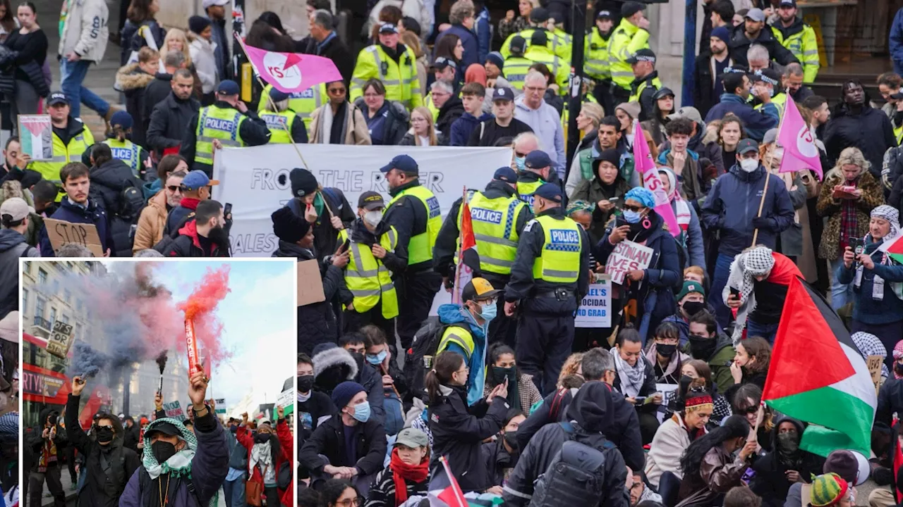 Pro-Palestine protesters march on London & Newcastle amid fears demos could disrupt Remembrance weekend...