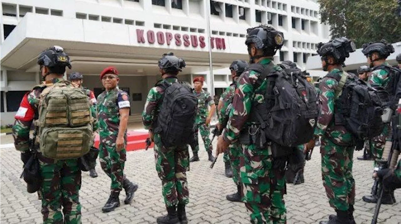 Komando Operasi Khusus TNI Bakal Gelar Latihan di Kawasan Hutan dan Gunung di Jawa Barat