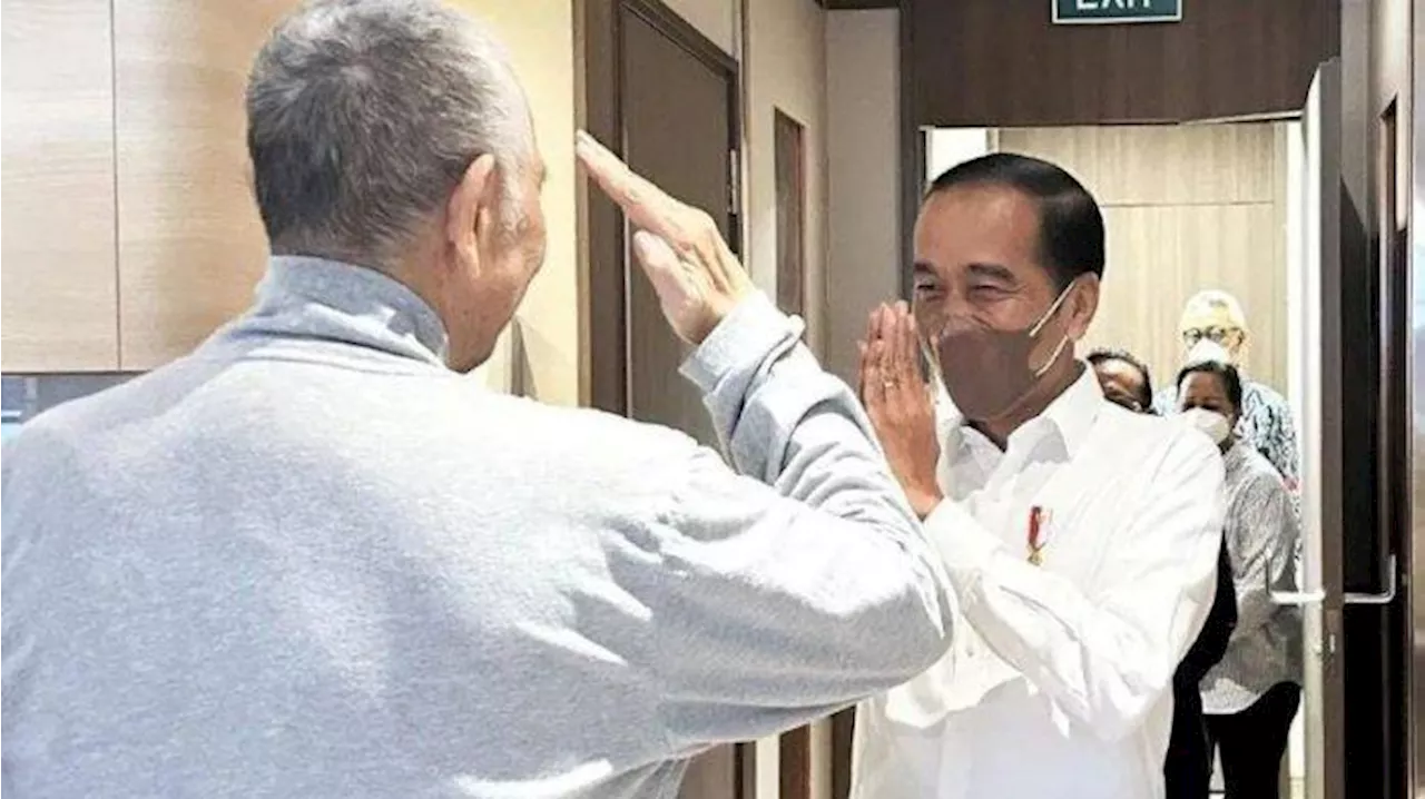 Saat Luhut Beri Salam Hormat ke Jokowi, Rambut Memutih dan Perawatan di Singapura Jadi Pilihan Bijak