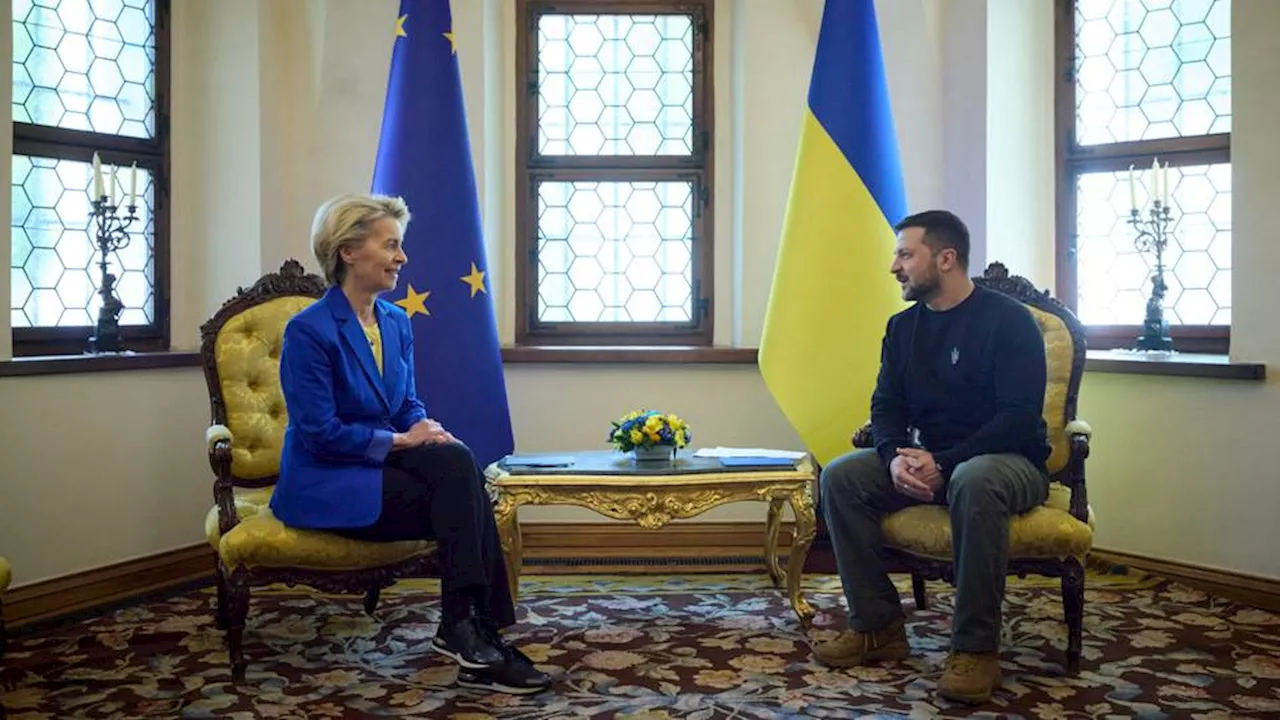 Live blog: EU's von der Leyen visits Kiev ahead of EU membership report