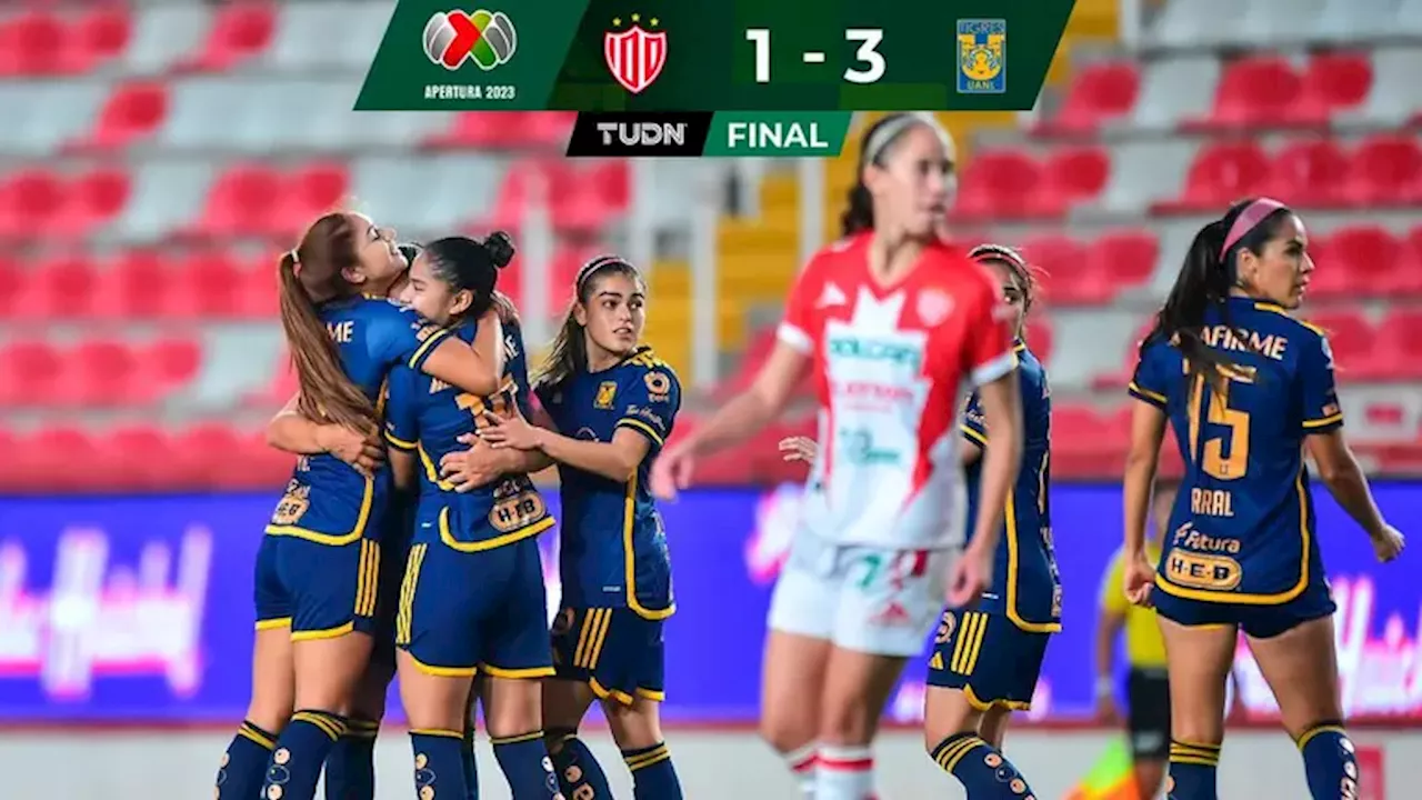 Tigres remonta a Necaxa y despoja a América del liderato