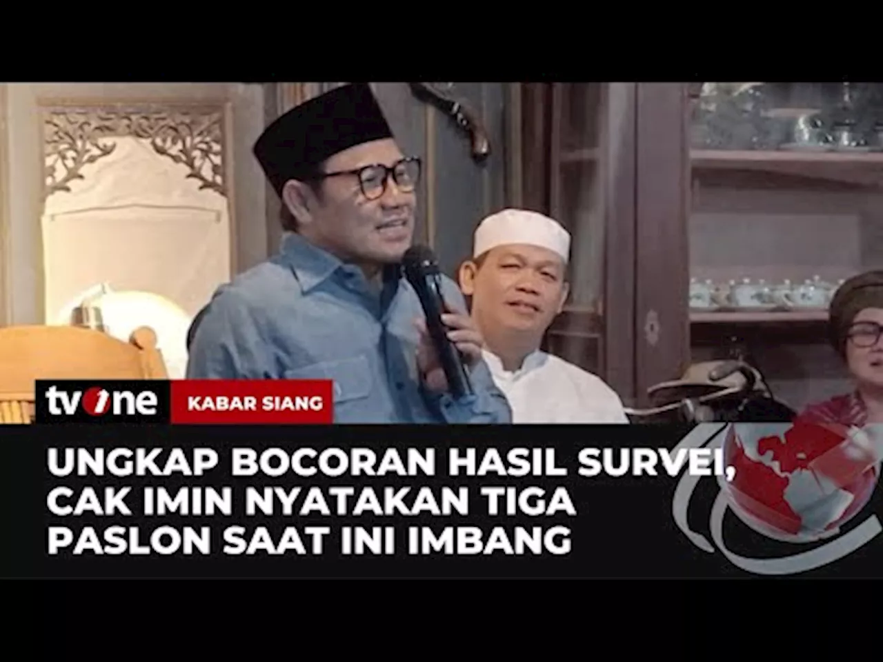 Cak Imin Ngaku Dapat Bocoran Hasil Survei 3 Paslon