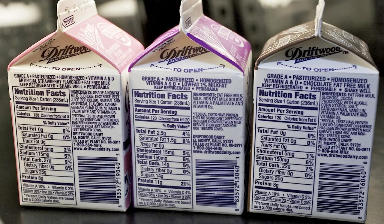 Milk carton shortage hits school lunchrooms in New York, California and other states, USDA says