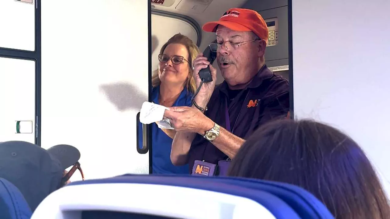 Words of support, love for Lewiston, Maine shared during emotional in-flight announcement