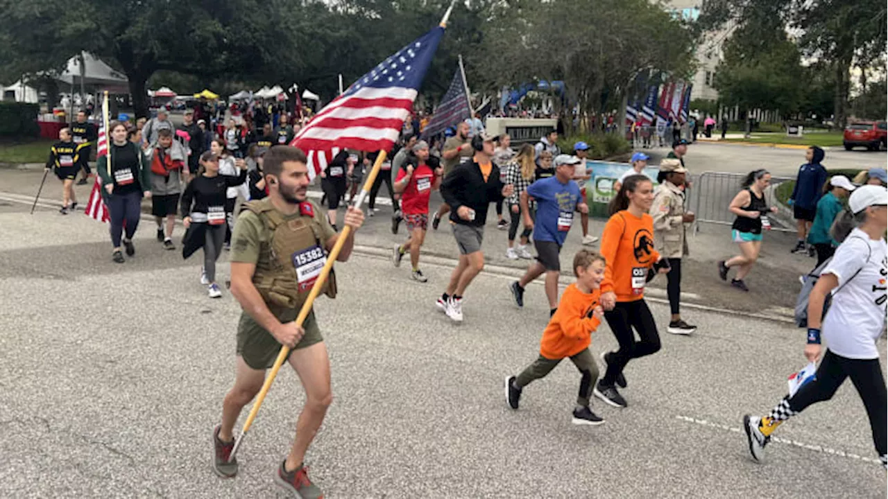 Thousands ‘Carry Forward’ in Jacksonville 5K honoring wounded veterans