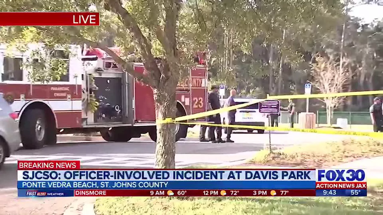 SJSO: Officer-involved incident at Davis Park in Ponte Vedra