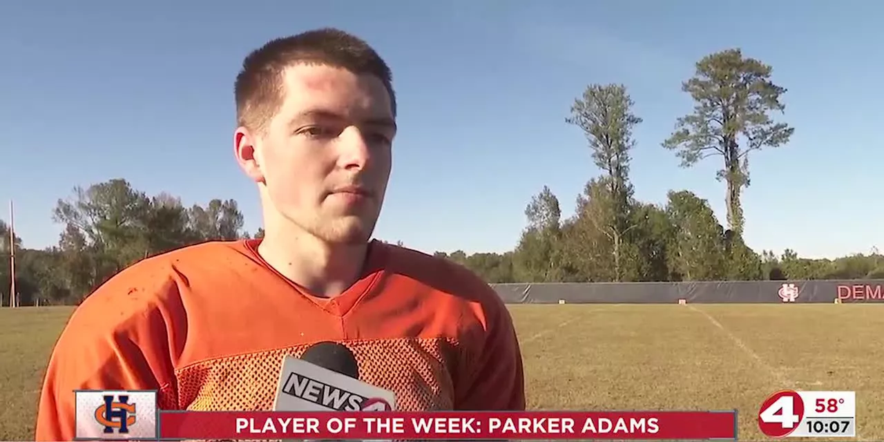 Week 9 Player of the Week: Parker Adams