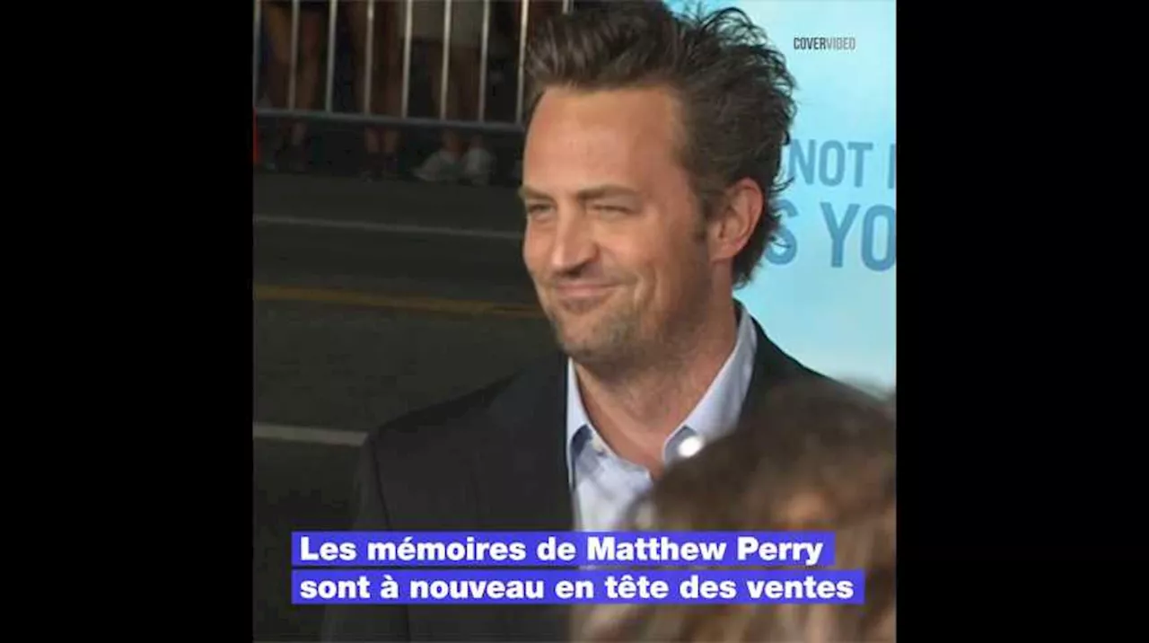 L’autobiographie de Matthew Perry est de nouveau numéro 1 des ventes