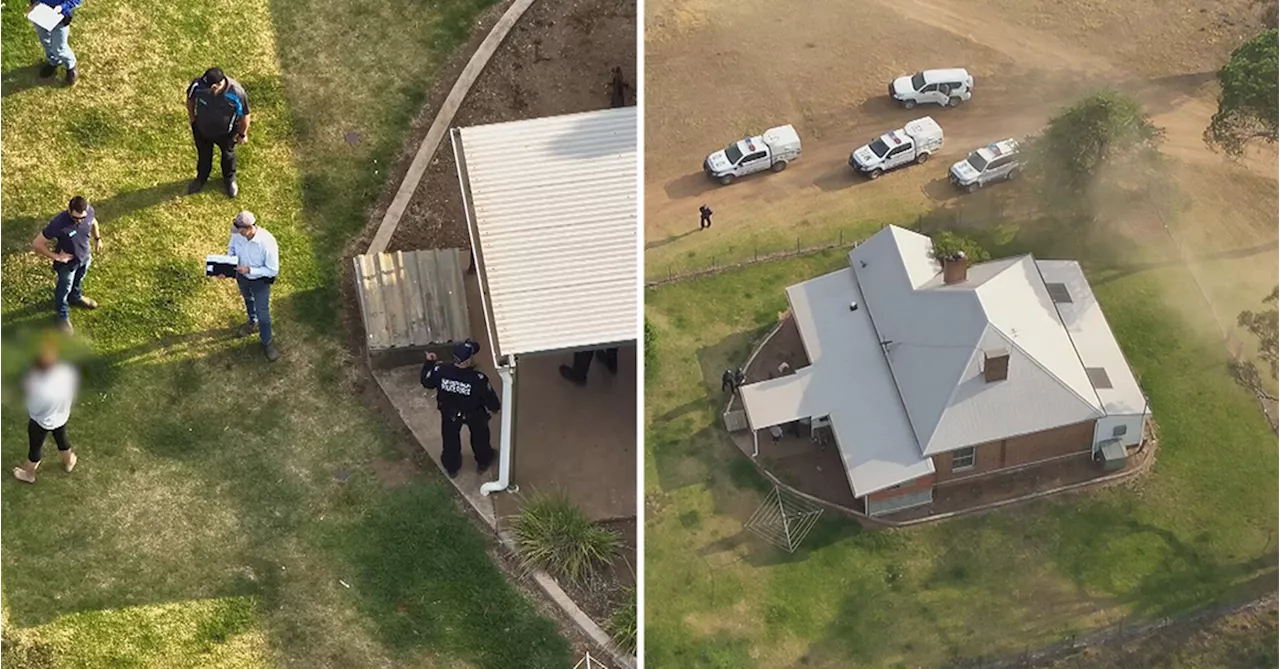 NSW man charged with murder after body found in burnt-out tree trunk