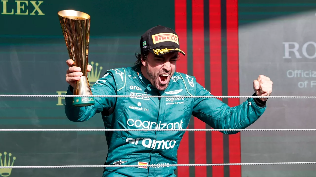 Así fue uno de los mejores finales de carrera de Fernando Alonso: ¡podio por 53 milésimas!